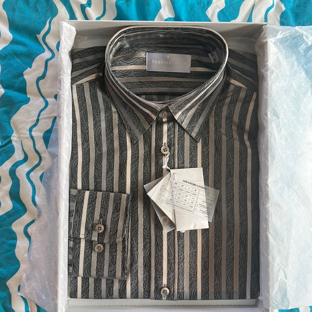 FRANCO FERUZZI Man’s 👔 Dress Shirt - Size M